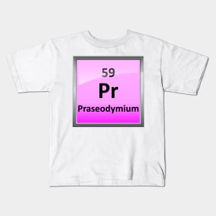 Praseodymium Periodic Table Element Symbol Kids T-Shirt